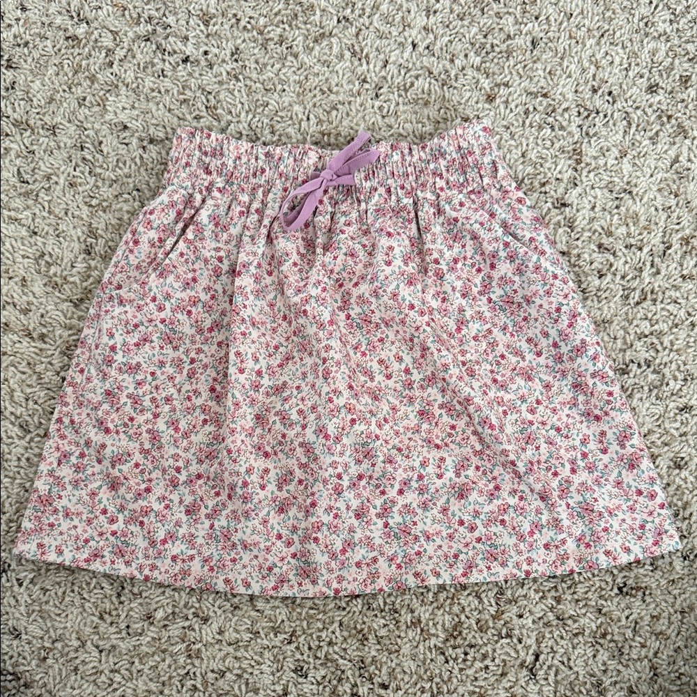 OshKosh B'gosh Pink Floral Skirt with Bow